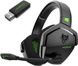Wireless Gaming Headset With Mic Active Noise Cancellation Green - Tophatter Daily Deals