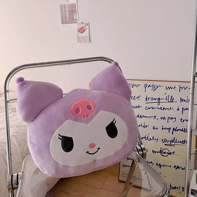 Sanrio Kuromi Plush Pillow Cinnamoroll Cartoon Soft Sofa Waist Pillow Cute Car Throw Pillow Anime Gaming Cushion Birthday Gift - Tophatter Daily Deals