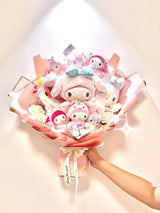 Sanrio Led Lights My Melody Plush Toy Bouquet Flowers - Tophatter Daily Deals
