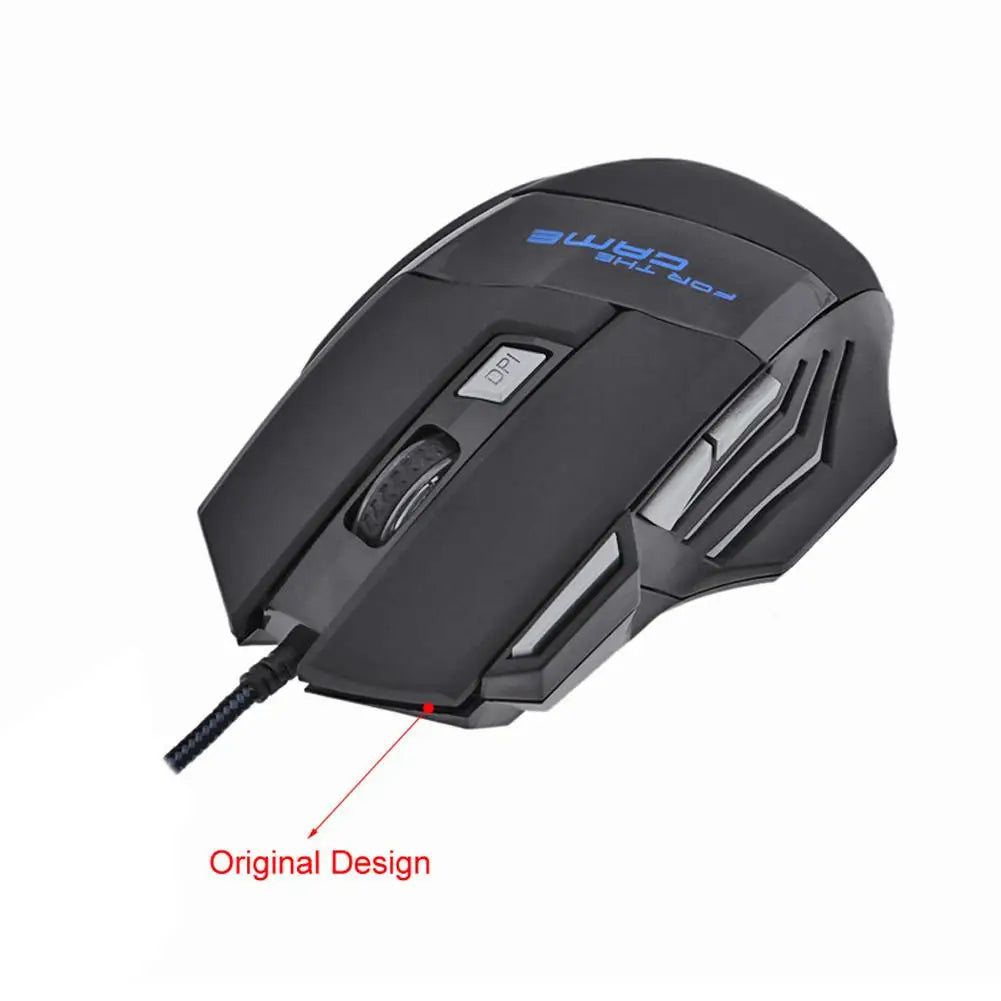 Usb Wired Gaming Mouse 7 Button Backlit Ergonomic Comfort - Tophatter Daily Deals