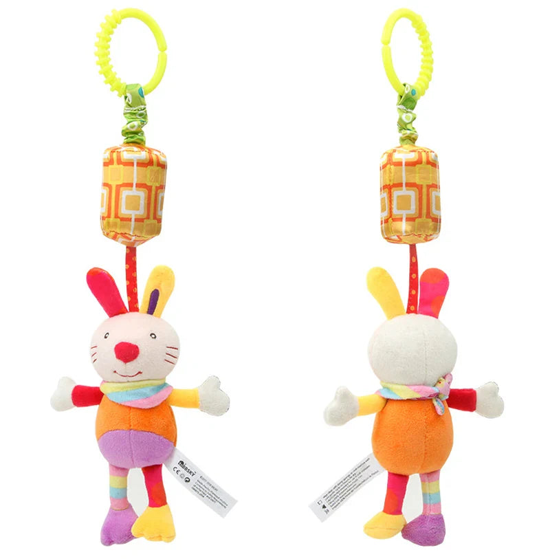 Baby Rattle Hanging Plush Toy Newborn Sensory Toys Gift - Tophatter Daily Deals