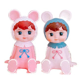 Classic Baby Girl Doll Cute Latex Rubber Baby Kids Office Decor Animals - Tophatter Daily Deals
