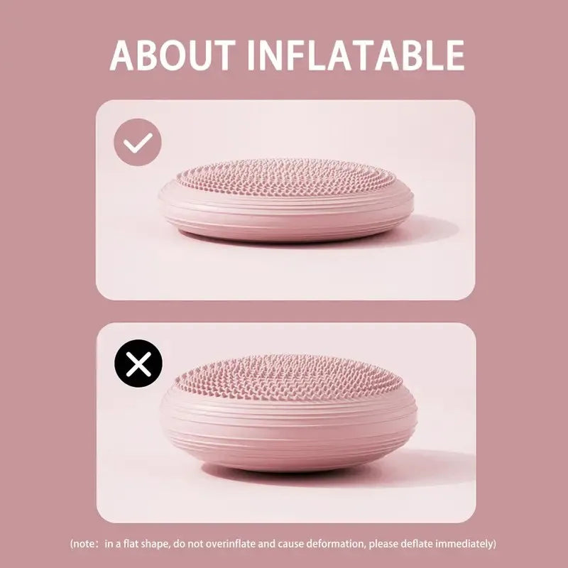 4mm Natural Rubber Flat Balance Yoga Trainer Mat Pink Yoga & Pilates Mats - Tophatter Daily Deals