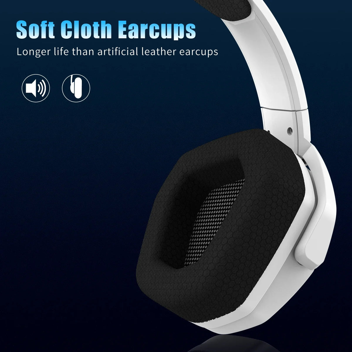 Wireless Gaming Headset With Mic Active Noise Cancellation - Tophatter Daily Deals