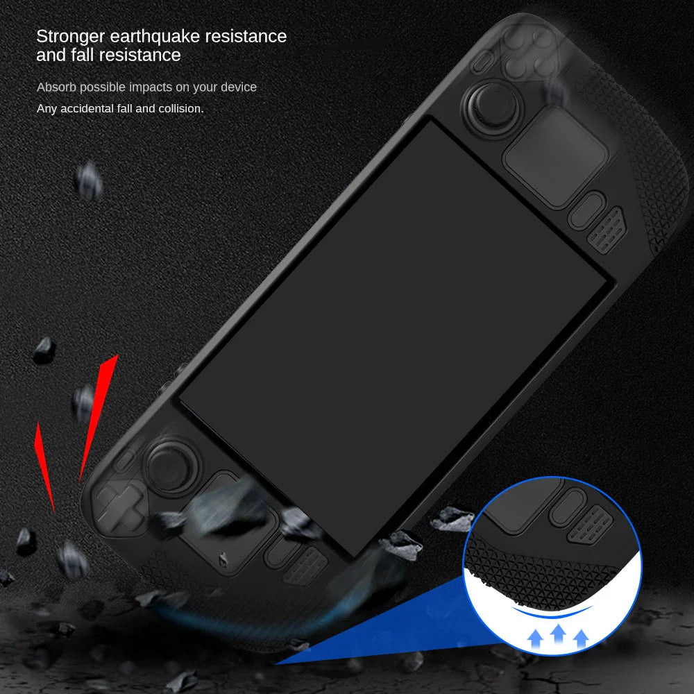Steam Deck OLED Silicone Case With Button Caps Grip - Tophatter Daily Deals