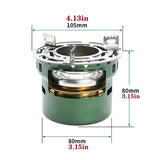 Portable Outdoor Alcohol Stove Green Camp Cooking - Tophatter Daily Deals
