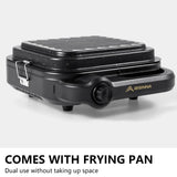 4200W Camping Gas Stove Black Camp Cooking - Tophatter Daily Deals