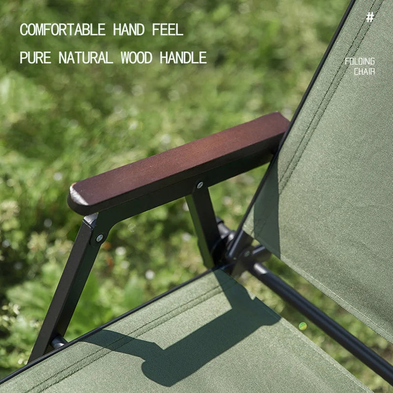 Folding Lounge Camping Chair Kemit Style Green Camp Furniture - Tophatter Daily Deals