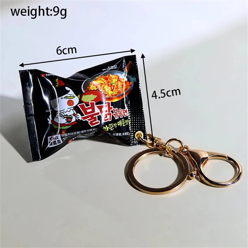Instant Noodle Keychain Mini Snack Phone Charm Gift - Tophatter Daily Deals