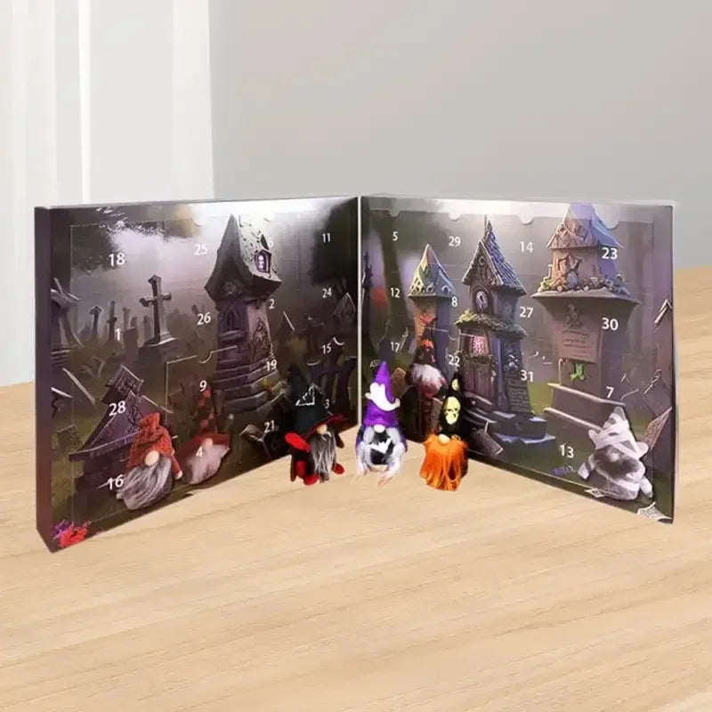 Halloween Advent Calendar Blind Box 31 Day Gnome Countdown - Tophatter Daily Deals