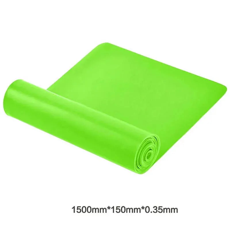 Resistance Bands Set Elastic Exercise Bands Home Gym Green - Tophatter Daily Deals