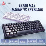 Mechanical Keyboard Sixty Mini Wireless ARGB Magnetic Hall - Tophatter Daily Deals