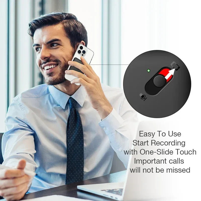 Mini Voice Recorder Clip On Magnetic Phone Dictaphone - Tophatter Daily Deals