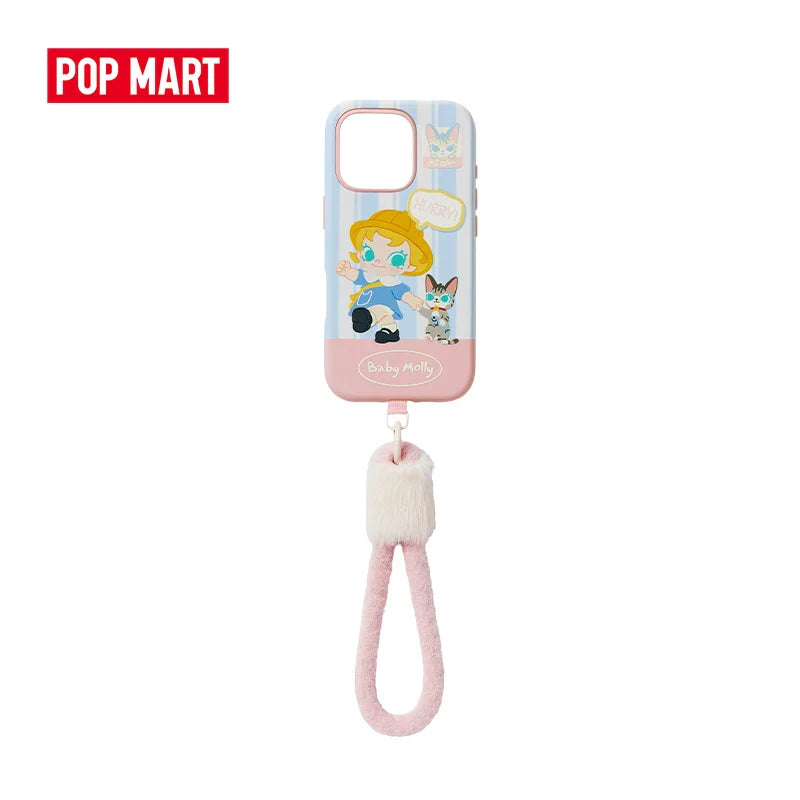 Genuine Pop Mart Baby Molly & Baby Tabby Series - Phone Case For iPhone 16 Pro / 16 Pro Max Animals - Tophatter Daily Deals