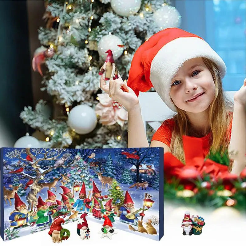 Gnome Advent Calendar 24 Day Christmas Countdown Set 2025 - Tophatter Daily Deals
