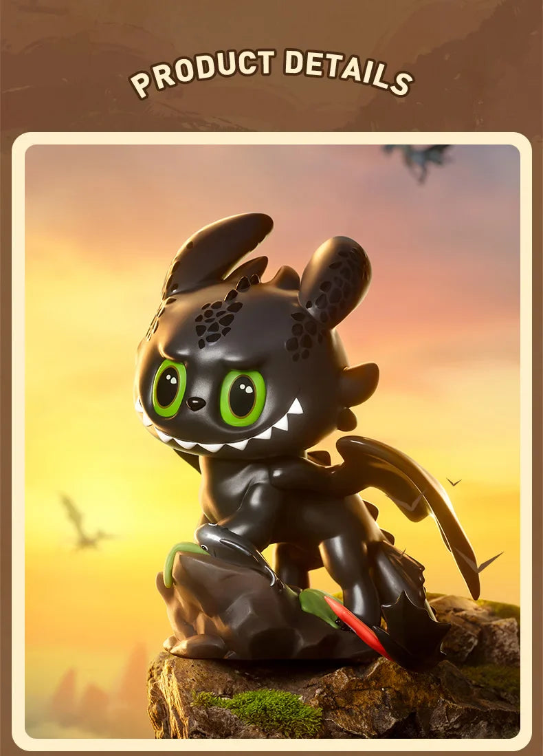 Genuine Pop Mart The Monsters Labubu - How to Train Your Dragon 200% Figurine Toothless Light Fury Mythical - Tophatter Daily Deals