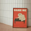 Black Cat Wall Art Red Orange Canvas Print Waterproof 06 - Tophatter Daily Deals