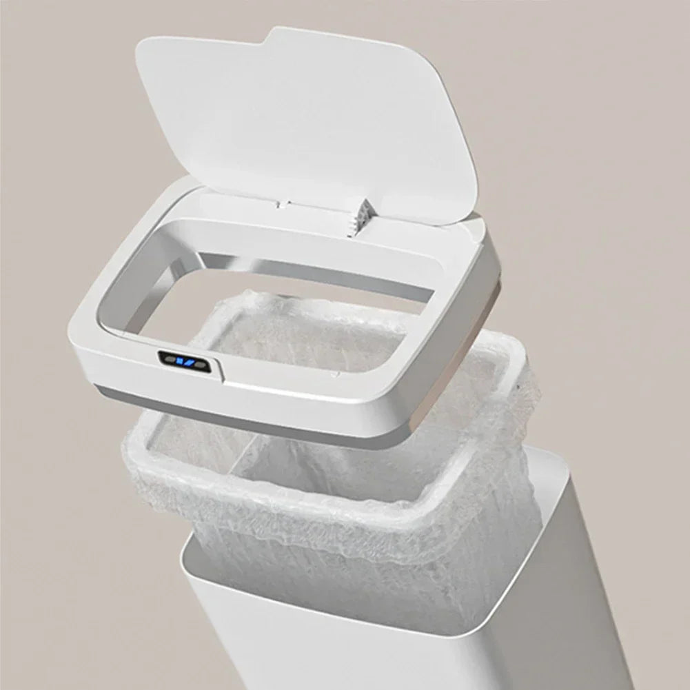 Smart Sensor Trash Can 15L 18L Touchless Quiet Waterproof - Tophatter Daily Deals