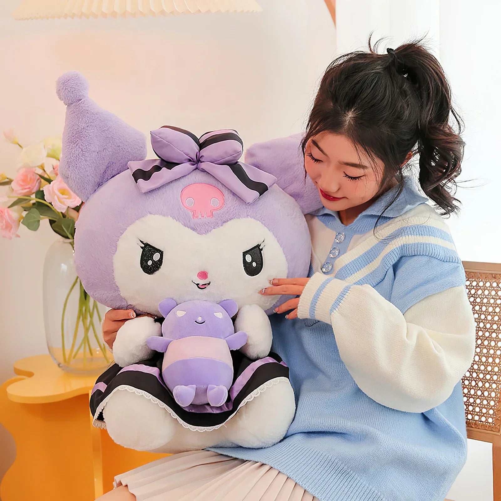 Kawaii Sanrio Purple Kuromi Cute Little Devil Plush Toy Anime - Tophatter Daily Deals