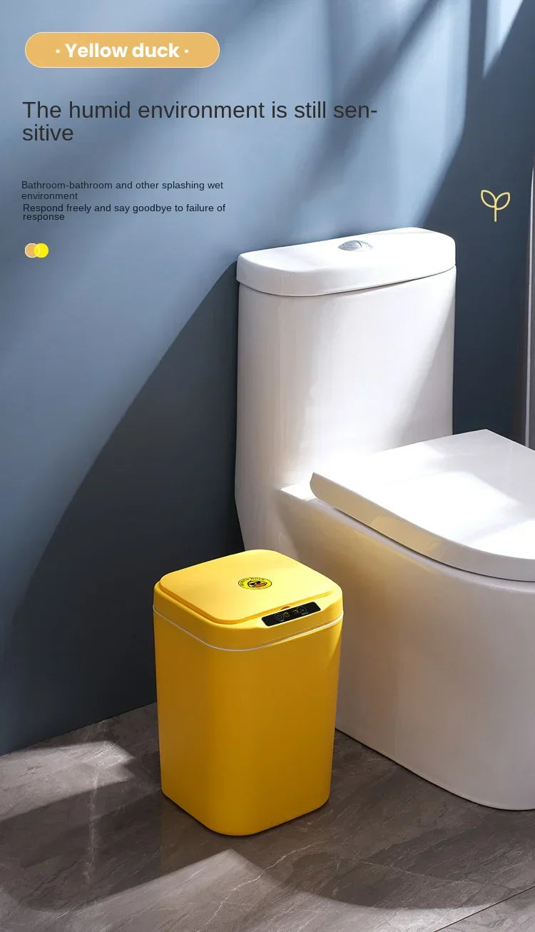 Sensor Trash Can Automatic Waste Bin Home 2025 Hands Free - Tophatter Daily Deals