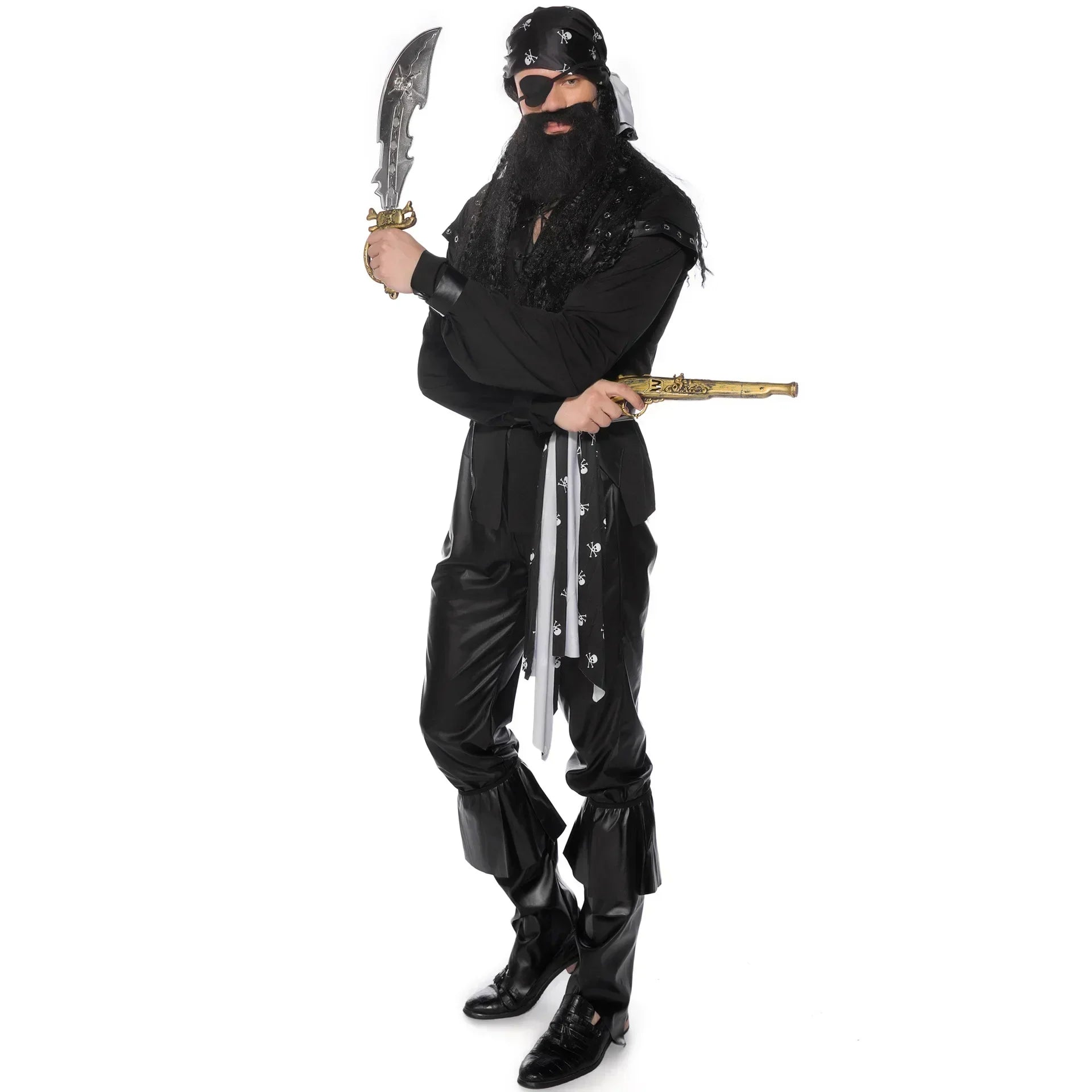 Pirate Costume Couple Set Halloween Carnival Cosplay - Tophatter Daily Deals