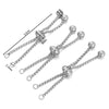 Stainless Steel Bracelet Extenders Adjustable Slider 3Pc Steel 01 3pcs - Tophatter Daily Deals