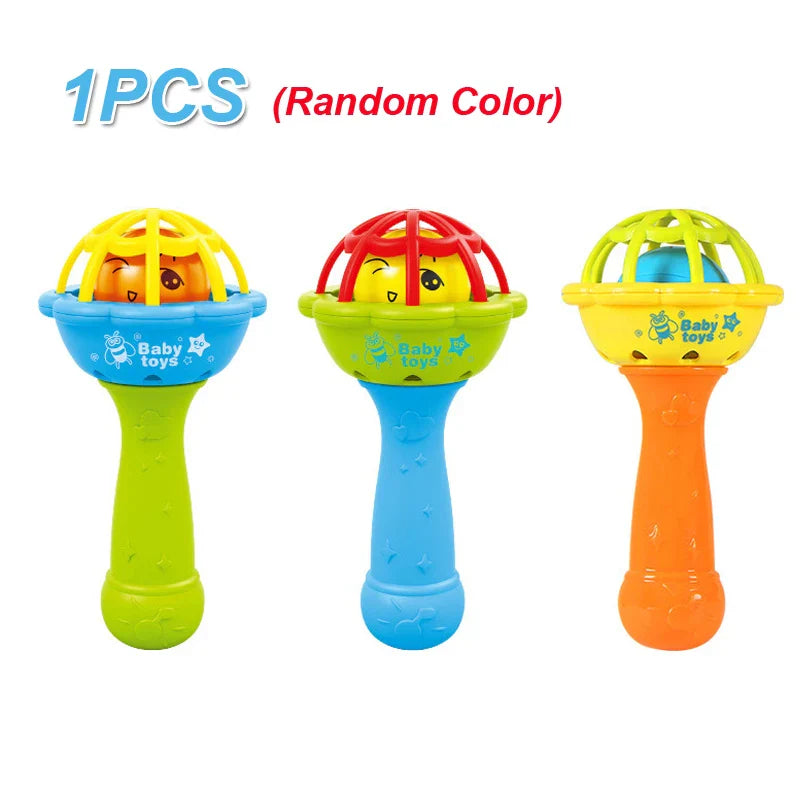 Baby Rattle Ball Newborn Sensory Toys Soothing Gift 1 - Tophatter Daily Deals