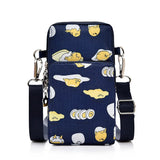 Sanrio New Gudetama Mobile Messenger Bag Lazy Egg Mini Small Bag Coin Purse Navy x Yellow Food - Tophatter Daily Deals