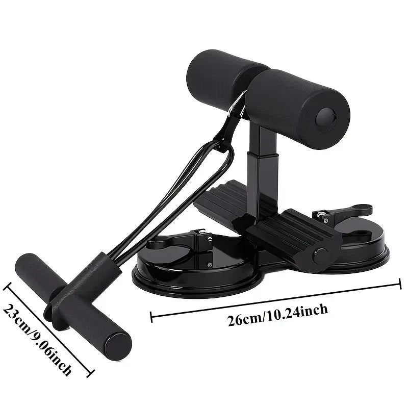 Sit-Up Bar with Suction Cup Black Fitness - Tophatter Daily Deals