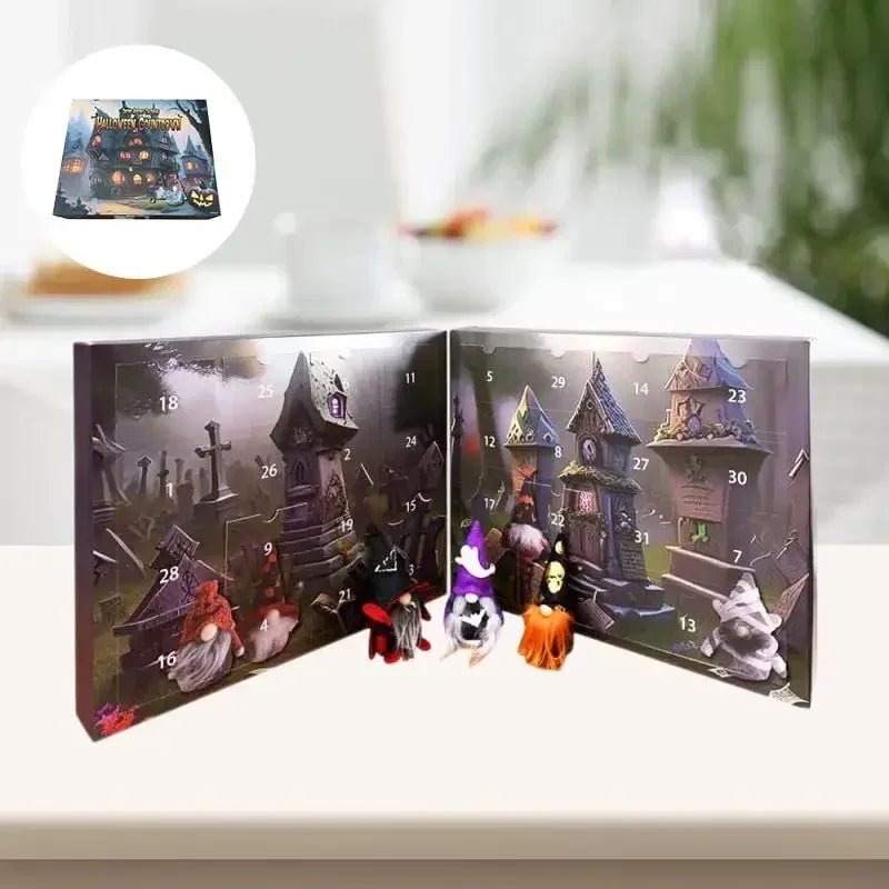 Halloween Advent Calendar Blind Box 31 Day Gnome Countdown - Tophatter Daily Deals