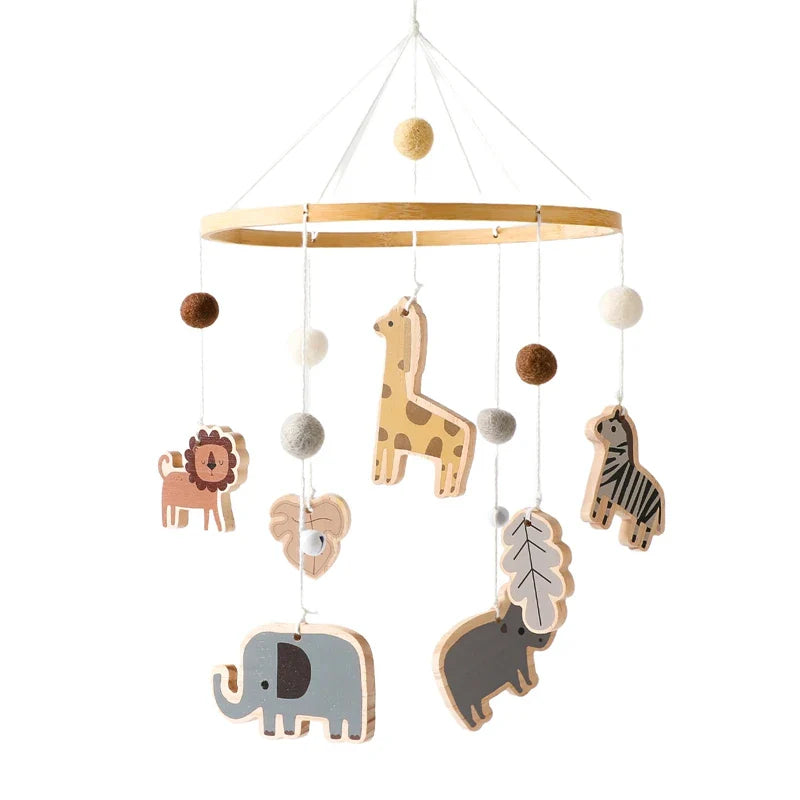 Hot Air Balloon Crib Mobile Newborn Sensory Toys Soothing - Tophatter Daily Deals
