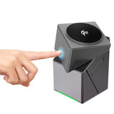 3-in-1 Foldable Magnetic Wireless Charging Station Wireless Charging Stations - Tophatter Daily Deals