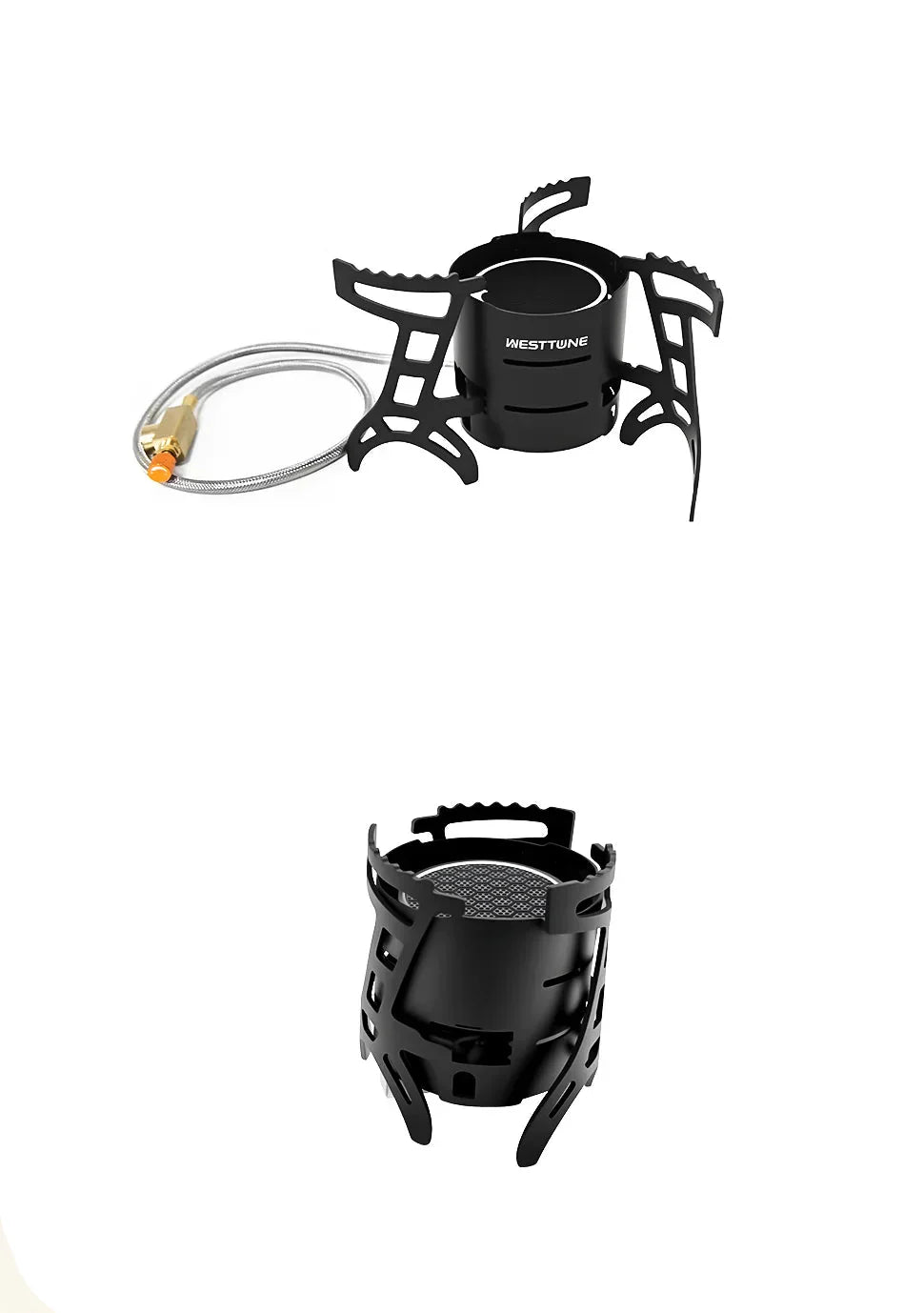 2600W Infrared Camping Stove Black Camp Cooking - Tophatter Daily Deals