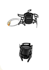 2600W Infrared Camping Stove Black Camp Cooking - Tophatter Daily Deals
