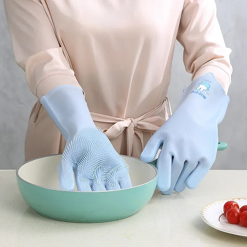 Miffy Silicone Kitchen Washing Up Gloves Animals - Tophatter Daily Deals