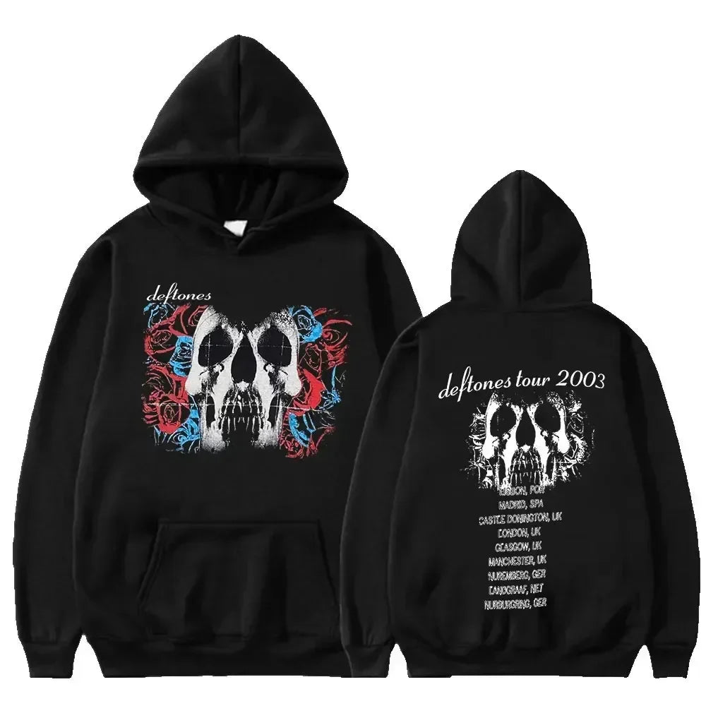 Oversized Unisex Hoodie - Retro Punk, Polyester, Street 9 - Tophatter Daily Deals