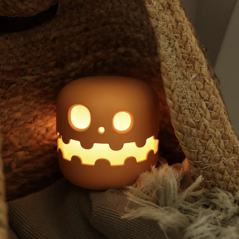 Ghost Night Light Rechargeable Bedside Lamp Cozy Glow - Tophatter Daily Deals