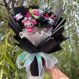 Sanrio Kawaii Kuromi Plush Flowers Bouquet Kuromi x My Melody Flowers - Tophatter Daily Deals