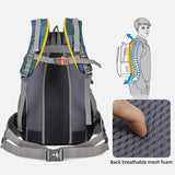 Climbing Camping Backpack Gear Storage Blue Backpacks - Tophatter Daily Deals