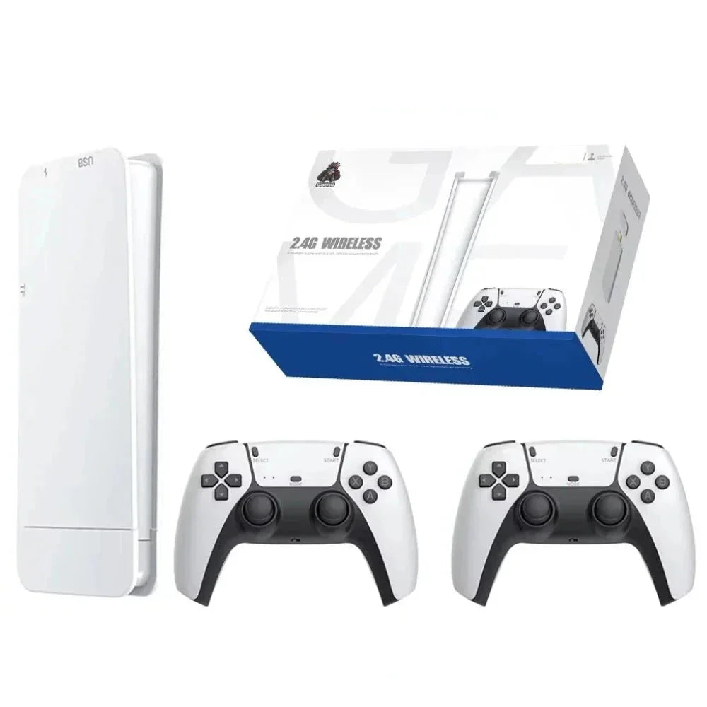 Mini Retro Game Console with 20,000 Classic Games - 4K HD Output, Dual Wireless Controllers - Tophatter Daily Deals