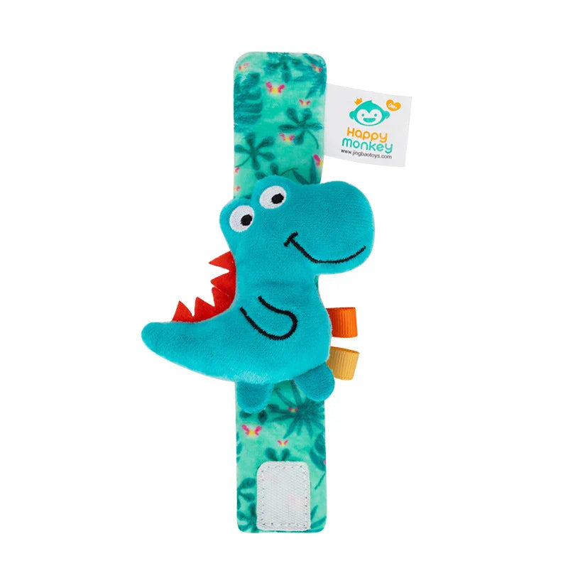 Baby Wrist Rattle Set Newborn Sensory Toys Soothing Gift Dinosaur - Tophatter Daily Deals