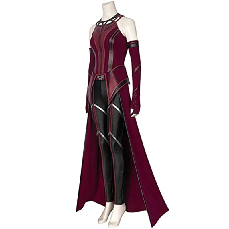 Scarlet Witch Cosplay Full Set Costume Cloak Pants - Tophatter Daily Deals