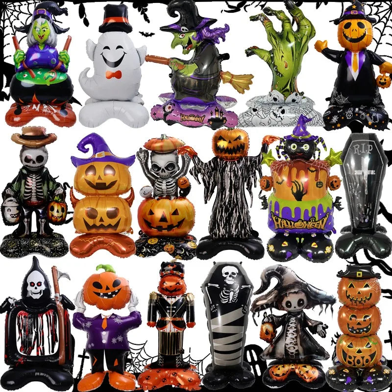 Halloween Balloons Giant Foil Standee Party Decor 2025 - Tophatter Daily Deals
