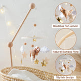 Hot Air Balloon Crib Mobile Newborn Sensory Toys Soothing - Tophatter Daily Deals