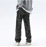 Oversized Men’s Cargo Jeans - Baggy Straight Denim Wear - Tophatter Daily Deals