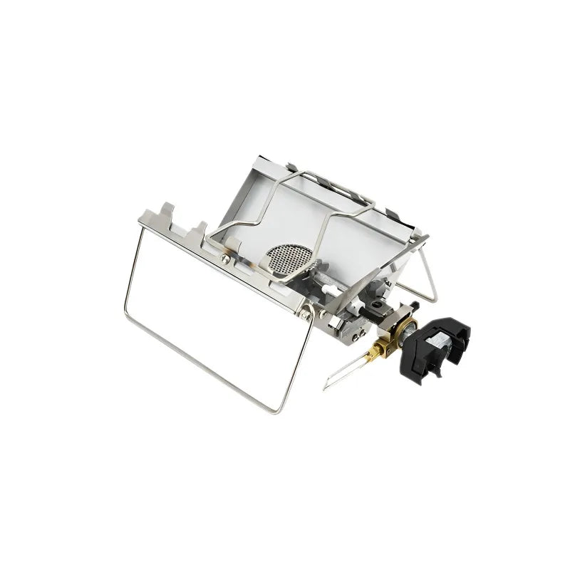 Camping Foldable Cartridge Stove Silver Camp Cooking - Tophatter Daily Deals