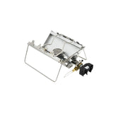 Camping Foldable Cartridge Stove Silver Camp Cooking - Tophatter Daily Deals