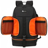 Camera Backpack Reflective StripeTripod Straps Orange Backpacks - Tophatter Daily Deals