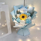Kawaii Sanrio Kuromi Cinnamoroll Plush Bouquet Cinnamoroll (No LED) Flowers - Tophatter Daily Deals