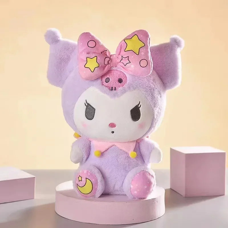Sanrio Hello Kitty Kuromi Melody Cinnamoroll Stuffed Toys Kawaii Kuromi Lilac x Pink (20cm) Anime - Tophatter Daily Deals
